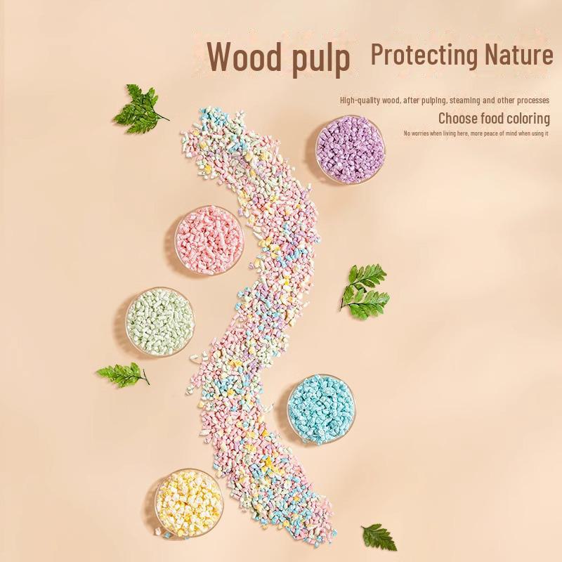 Rainbow Paper Pellets: Low-Dust, Water-Absorbing Hamster Bedding & Deodorant