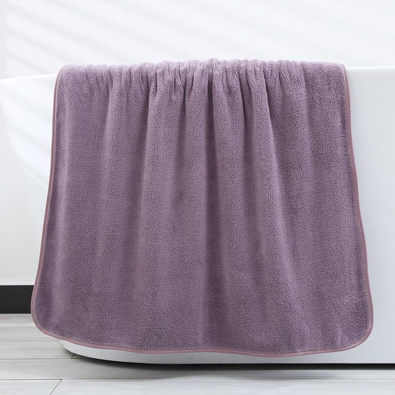 WTEMPO Bath Towel Absorbs Water and Does Not Shed Hair Thickening To Increase Coral Fleece Student Adult Home