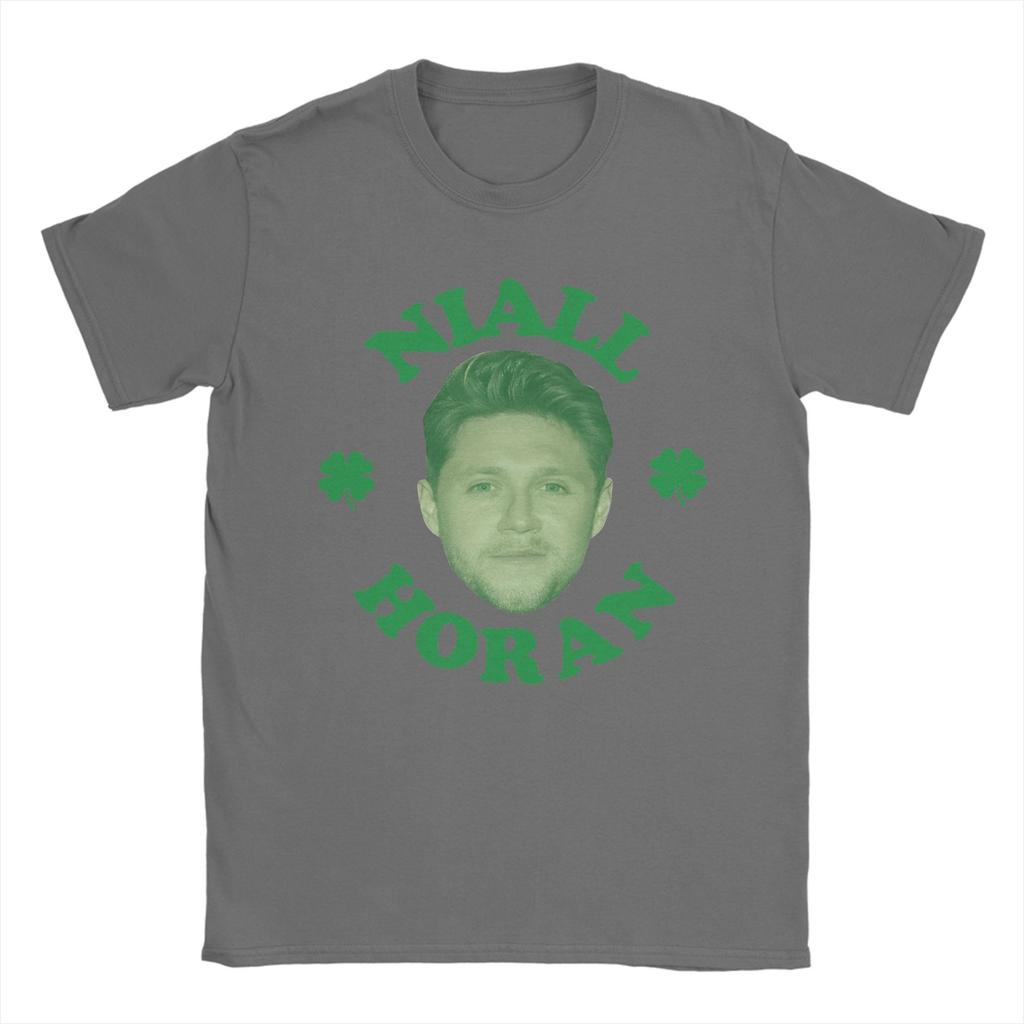 Niall Horan Irish Shamrock St Patricks TShirts Unisex Novelty Cotton Tees Crewneck Short Sleeve T Shirts Printed Tops