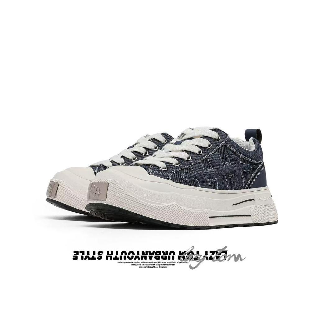 Zhuo Yuan Rhapsody Versatile Wear-Resistant Thick-Soled Canvas Sneakers for Men and Women