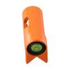 90 Degree Right Angle Level Bubble with Adjustable Vial Fits Round and Rectangular Rods for Accurate Pole For Centering