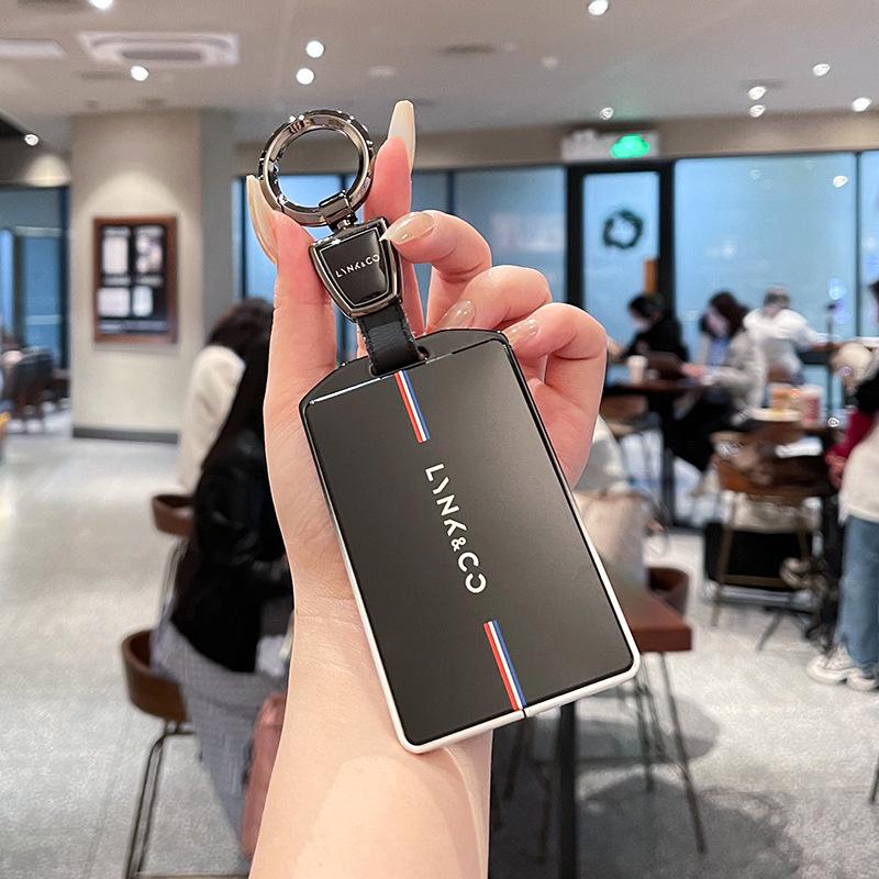 Lynk & Co 07/08/09 Suede Key Card Cover - Men's & Women's Remote Holder (2024)