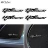 Car Audio Decorate 3D Aluminum Emblem Badge Sticker Decal Accessories For Alfa Romeo Giulietta GT 159 147 156 Mito Brera Giulia