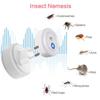 1PCS Ultrasonic Repeller Control Electronic Repellent Mouse Rodent Cockroach Insect Killer