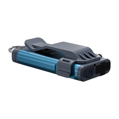 WUBEN G2-BL Keychain Light, 500 Lumens, Type-C Charging, Shockproof up to 1.5 Meters, Blue, Compact and Lightweight