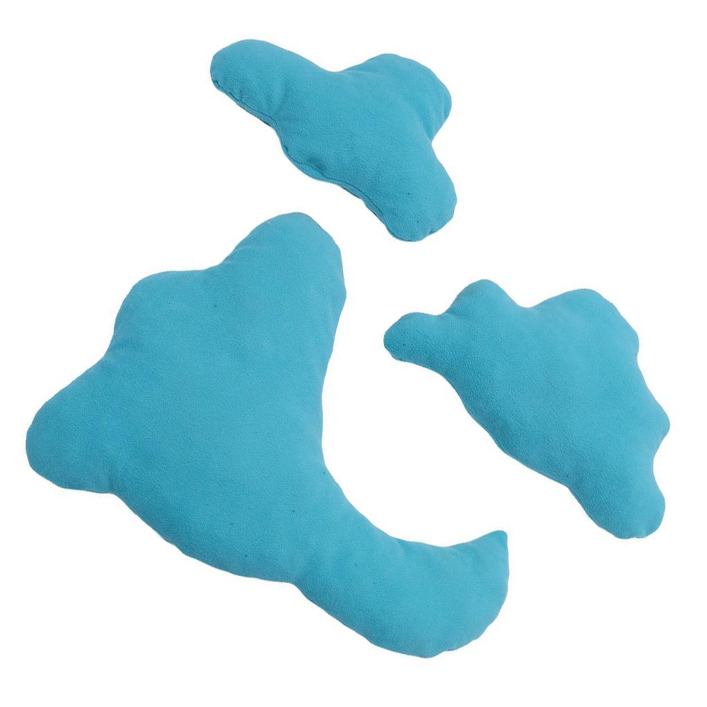 

3 шт. Мягкий бархатный комплект подушек в виде облака, реквизит для фотосъемки, хлопок, высококачественное оборудование для детской фотосъемки, мягкий для новорожденных