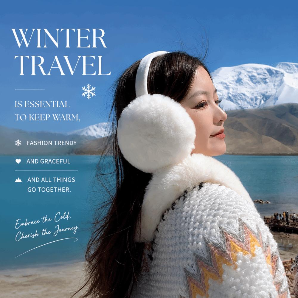 Faux Fur Plush Earmuffs Warm Ear Warmer Fashion Winter Earmuffs for Men Women