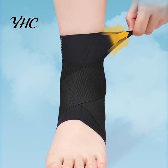Safety During Exercise Ankle Guard 1Pc Support Stabilizer Elastic Breathable Compression Strap for Arthritis Achilles Tendonitis Plantar Fasciitis