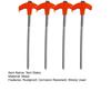 4Pcs Ground Tent Stakes Rustproof Corrosion Resistant Easy To Use Widely Used Canopy Nails Stakes Tent Pegs