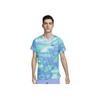 Dri-Fit Casual Round Neck Quick-Dry Short Sleeve T-Shirt Men Tops Glacier-Blue FQ2109-474