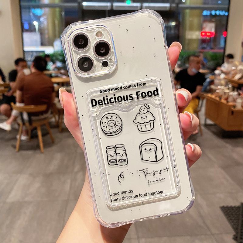 Card Holder Case For Redmi Note 13 12 Pro 5G 11 10 9 8 14C 13C 12C 10C 9T 9C NFC 9A 10s 9s 11s Silicone Soft Funda Covers