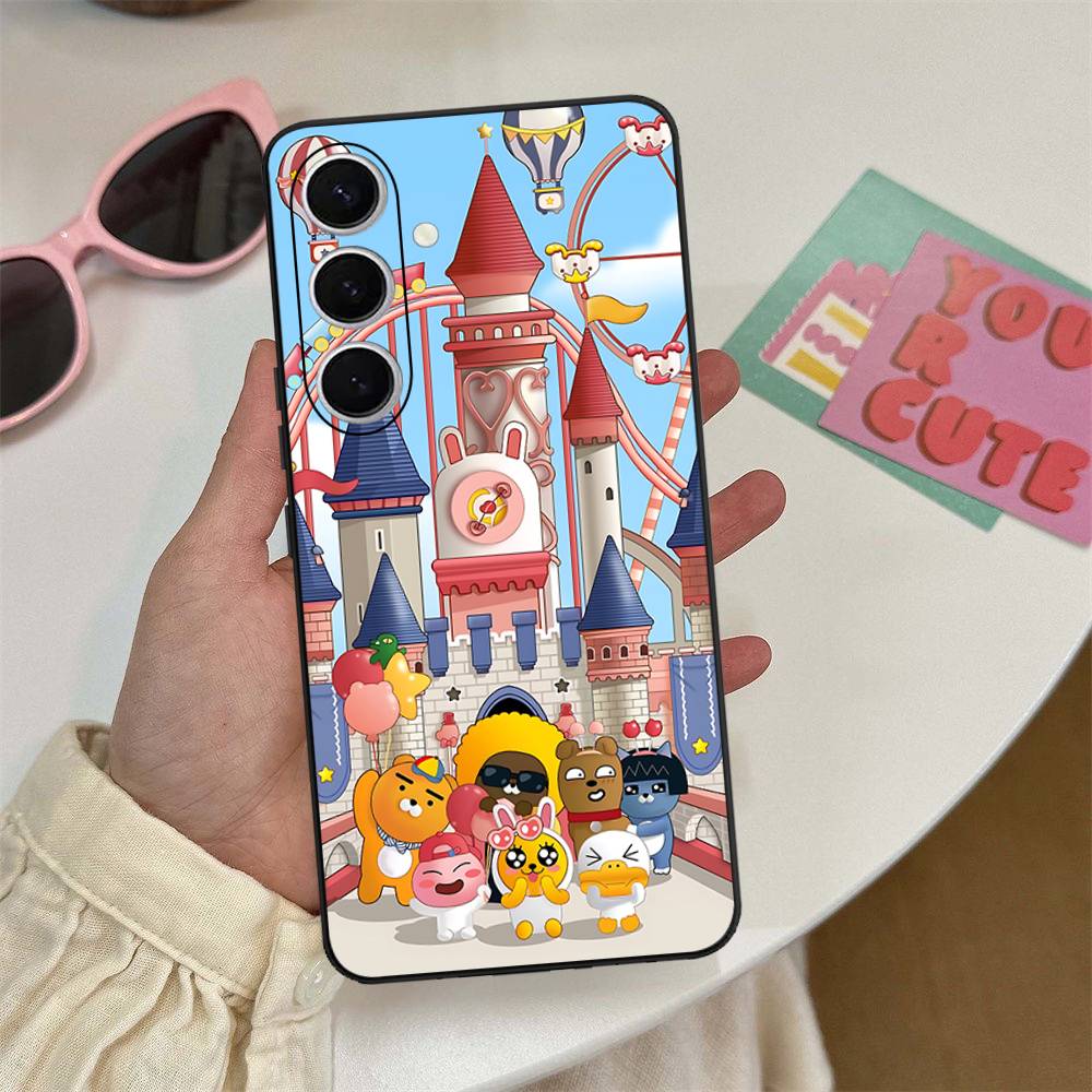 Cartoon K-KAKAO CUTE F-FRIENDS Phone Case For Samsung S 24 Fe 25 Ultra Plus 20 Lite 21 30 22 23 24 22 Ultra 5G Fundas