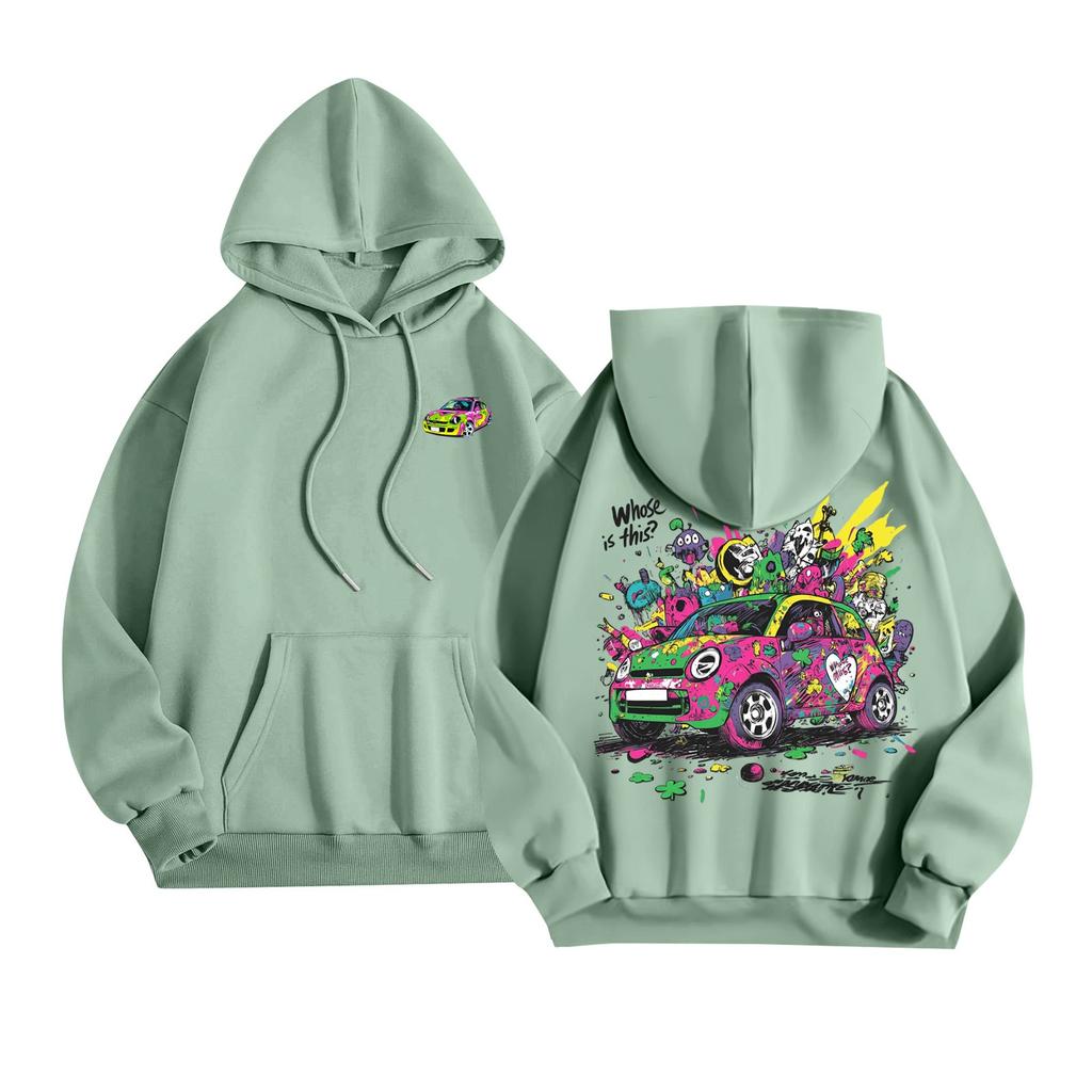 Women's Fashion Lightweight Long Sleeve Pullover With Pockets  Hoodie