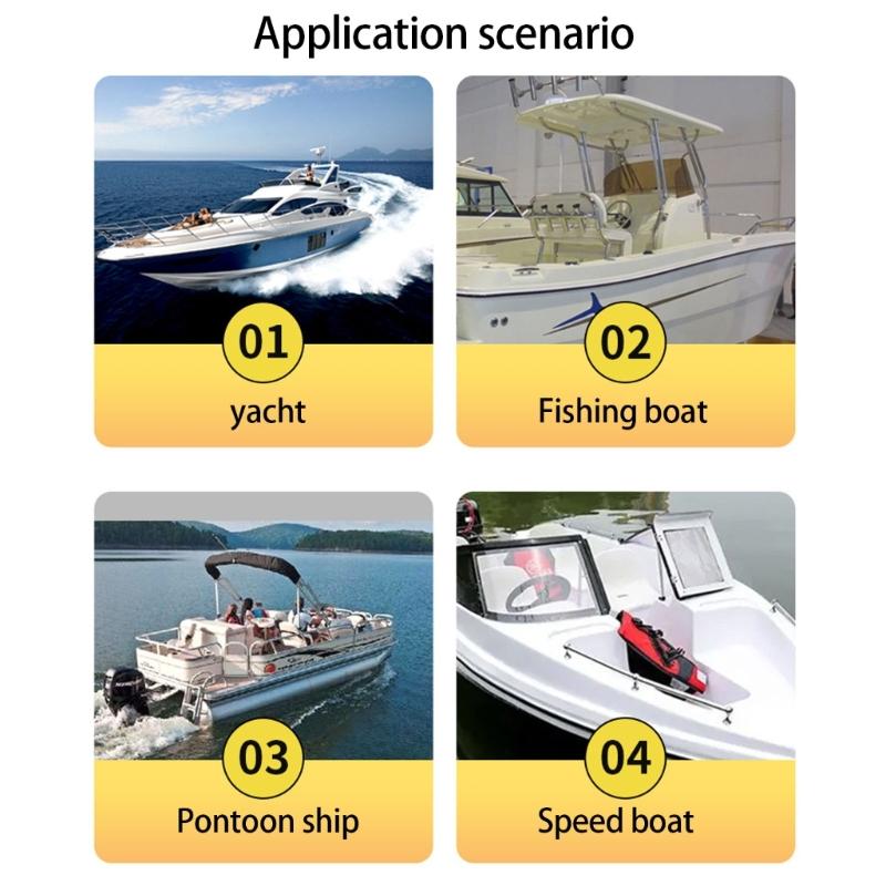 Universeller Rettungsringhalter Mit U-förmiger Struktur für einfache Montage an Booten, Schiffen, Yachten mittels Schraube oder Schweißen