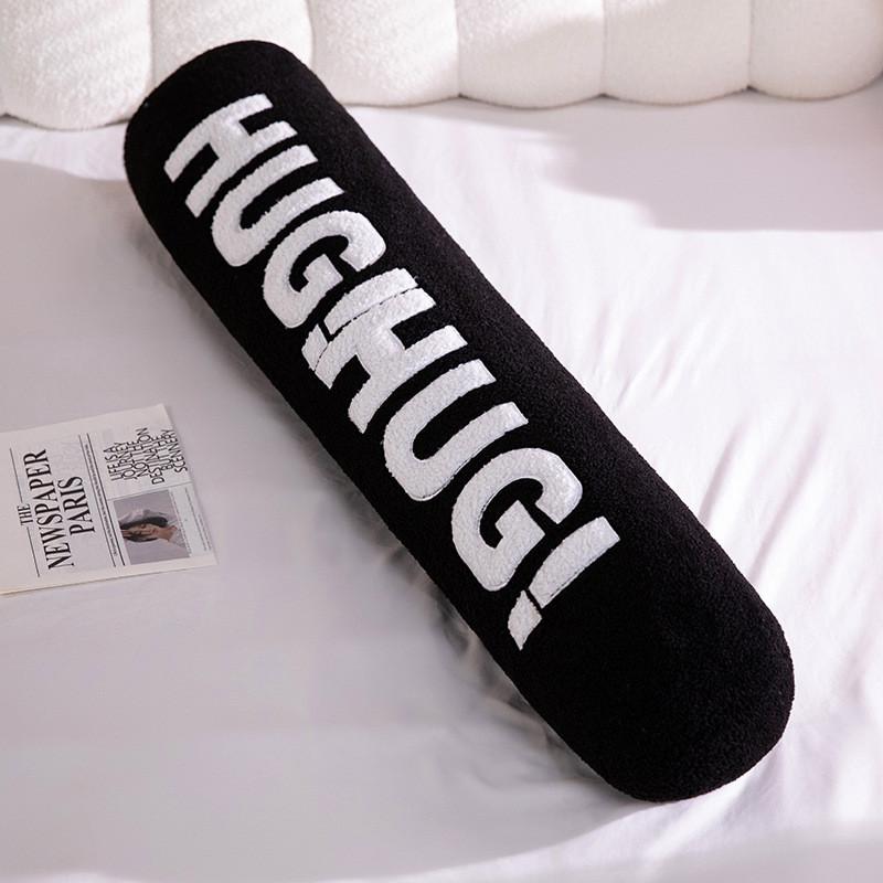 Long Cylindrical Stylish Plush Toy Embroidery Side Sleepers Girl Gift Dolls