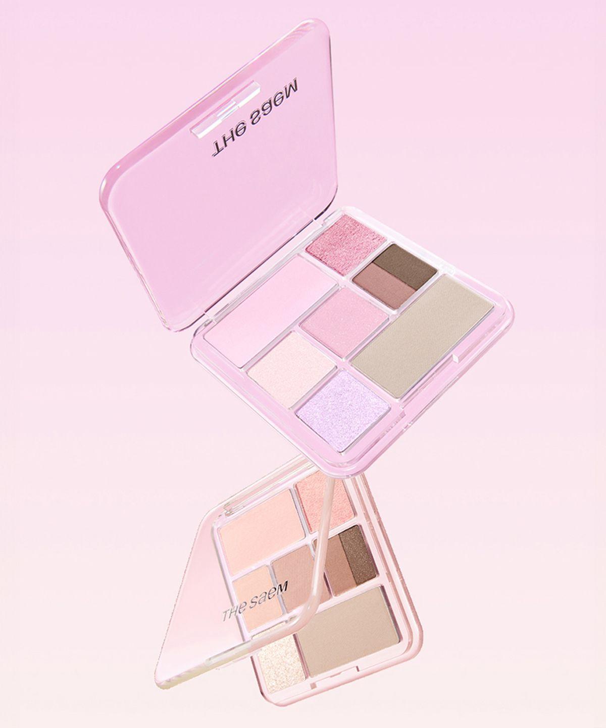 Saemmul Shadow Box Palette 3 Colors 02 Mallang White Peach