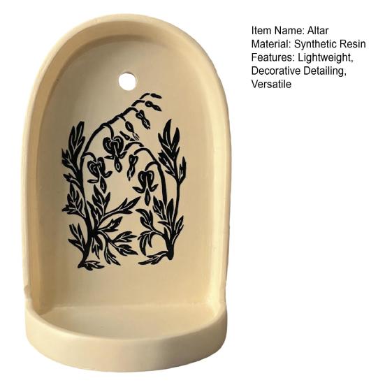 Candlestick Plate Synthetic Resin Lightweight Hand-Painted Decorative Tray with Star Owl Patterns Home Decor