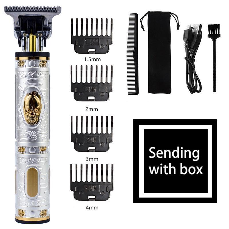 WAIKIL Electric Hair Clipper: Cross-Border Retro Carving Oil-Head & Bald Shaver