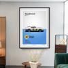 Retro Cars Poster Aesthetics 24 Heures Good Word Race 911 Endurance Race F1 Motorsport Wall Art Kawaii Room Decor Canvas Posters
