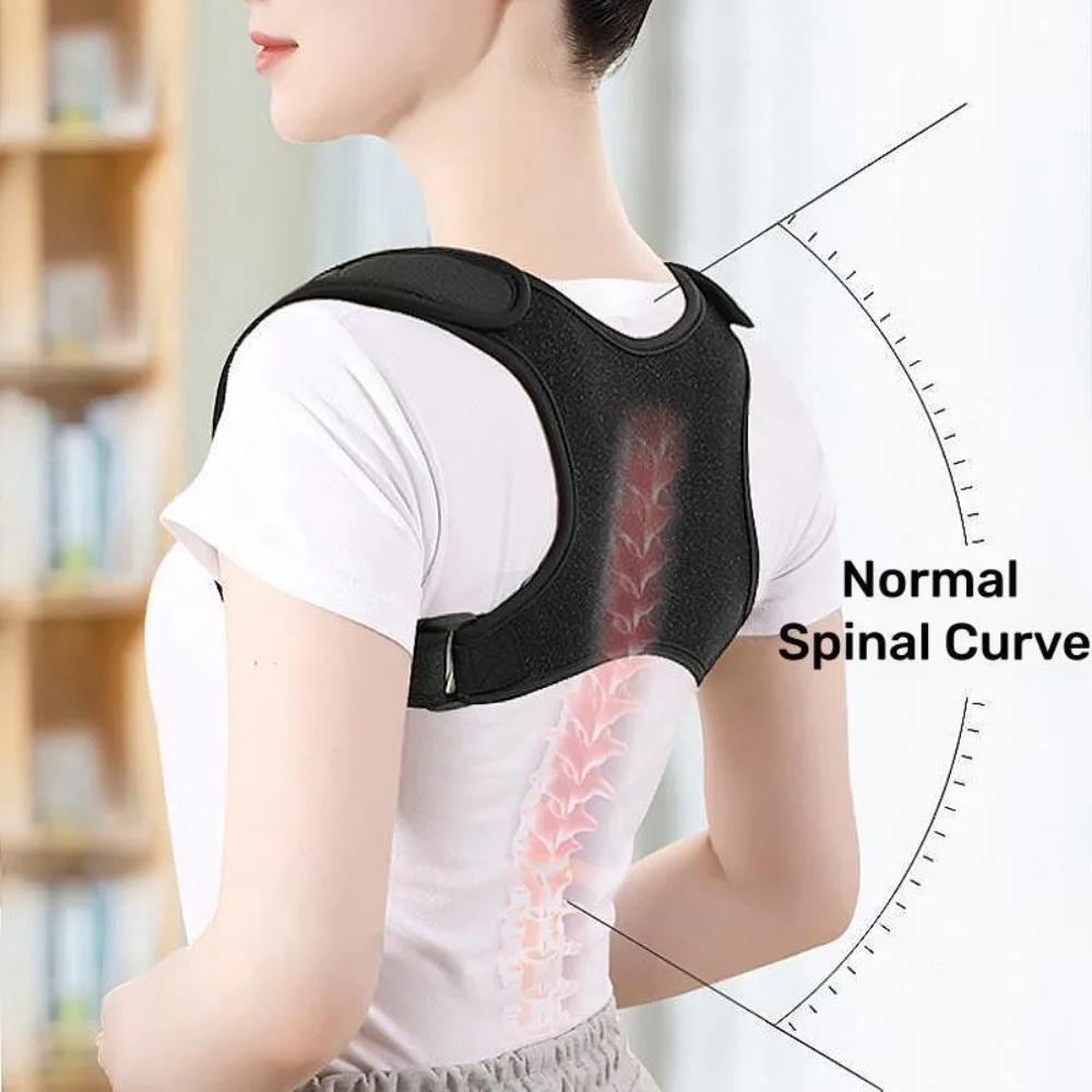 Posture Corrector Adjustable Back Fracture Support Menwomen Back Clavicle Spine Shoulder Correction Brace Belt Strap Comfortable