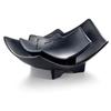 Black Frost Imitation Porcelain Dinnerware Ingot Shaped Plate Fashion Restaurant Melamine Sashimi Dish A5 Melamine Tableware