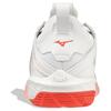 Mizuno Wave Claw Neo Fabric Leather Versatile Comfortable Non-Slip Durable Breathable Low-Top Badminton Shoes Unisex Sneaker Pink White Red 71GA207065