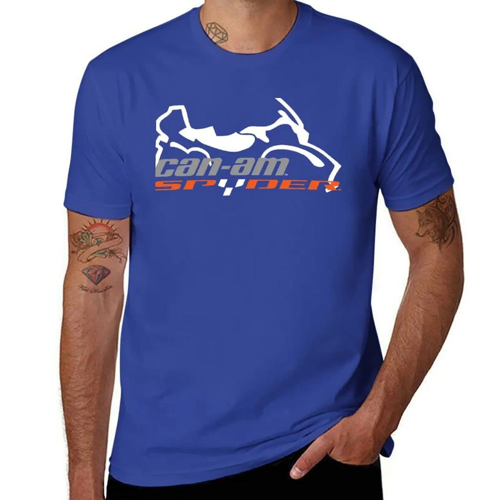 CAN AM SPYDER SILHOUETTE LOGO T-Shirt Cotton Graphic Tees Boys Whites Shirts Men