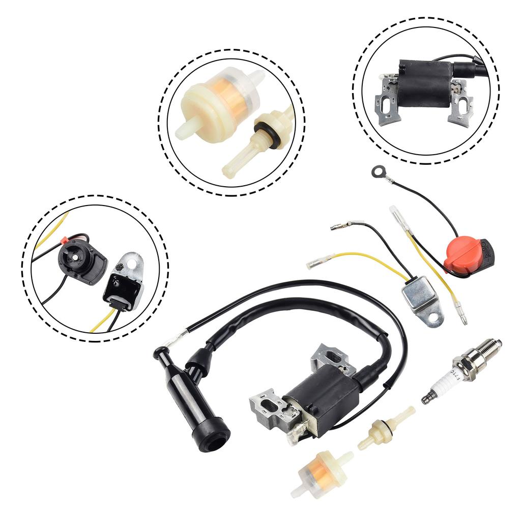 Ignition Coil Magneto For Honda GX200 GX120 GX110 GX140 GX160 5.5HP 6.5HP Lawn Mower Parts Replacement Accessories