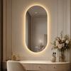 60*120cm Smart Wall Mounted LED Touch Screen Anti-fog Mirror Bathroom Mirror, Barber Shop Mirror