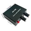 Auditory Splitter Box 2 Channel Sound Signal Distributor 1x2 auditory Distribution Device Perfect for Audiophiles