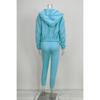 Spring and Autumn New Women's Clothing Solid Color, Simple Hooded Sweatshirt, Sports Casual Pants Three Piece Set