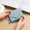 Fashion Short Women Wallets PU Leather Women Luxury Tassels Wallet Hasp Small Wallet Trend Coin Purse Ladies Card Holder Pouch