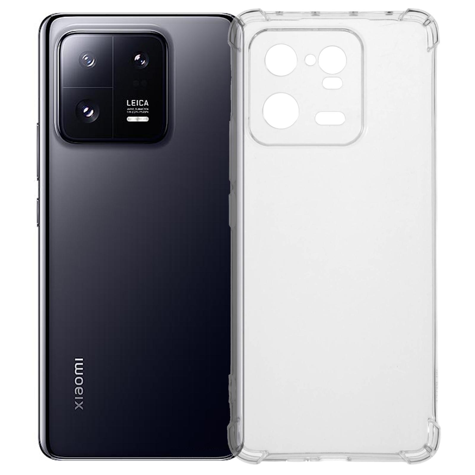 

Для Xiaomi 13 Pro 5G противоударный прозрачный гибкий чехол для телефона из ТПУ Нескользящая задняя крышка для мобильного телефона A