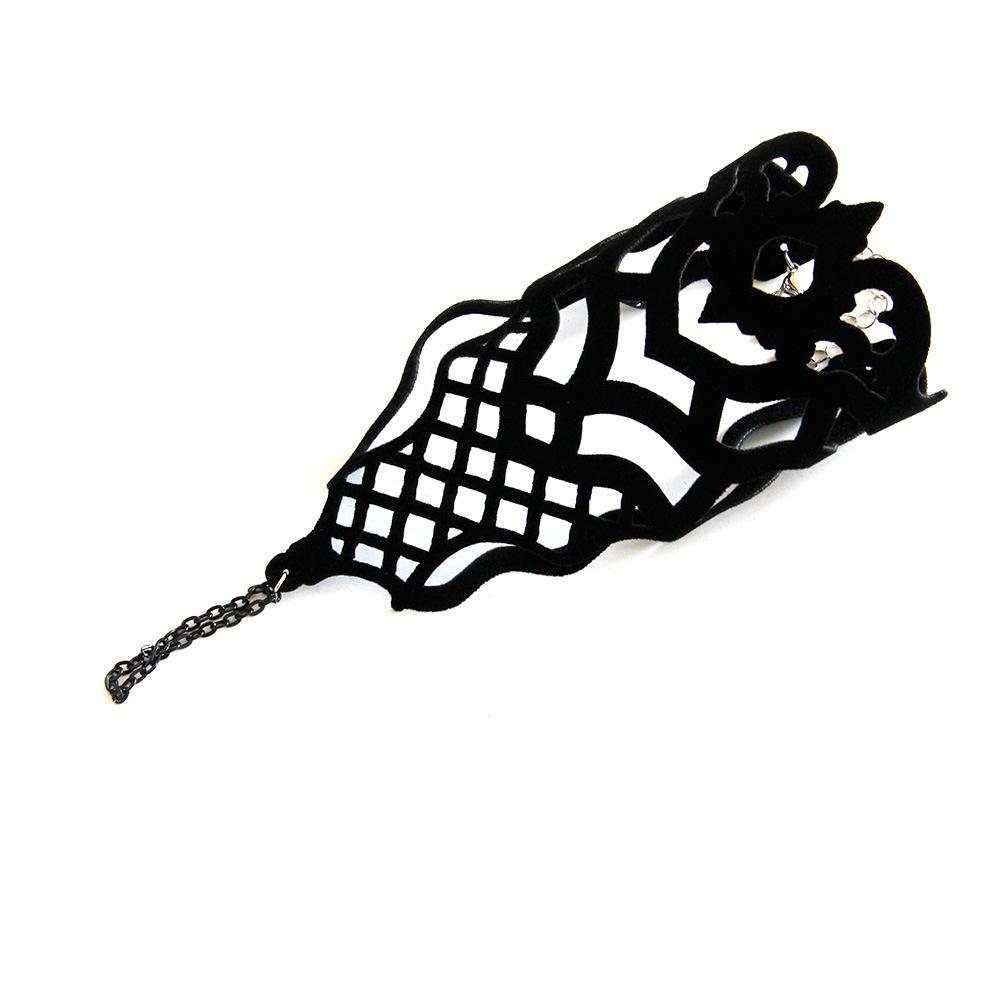 New Dance Accessories Flannel Bracelet Goth Punk Halloween Party Girl Wrist Decoration WS--