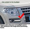 1 Pair Front Headlight Cover For Mitsubishi Pajero V87 V93 V97 2007-2020 Car Headlamp Cover Transparent Lampshade Hood Shell
