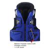 Life Vest Multi-pocket Detachable Large Buoyancy Bright Color Abrasion-resistant Water Assist Comfortable