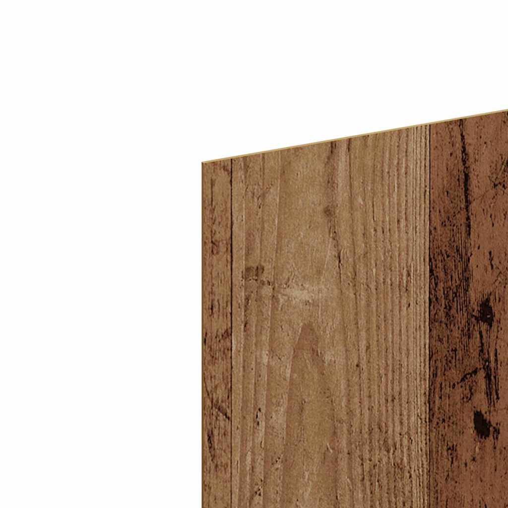 Decorative Panels 50 Pcs Reclaimed Wood Look 30 X 30 X 0.27 Cm Wood Based Material