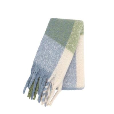 Elkate Damen Schal Nackenwärmer Bouclé Weicher Winterschal LNM248