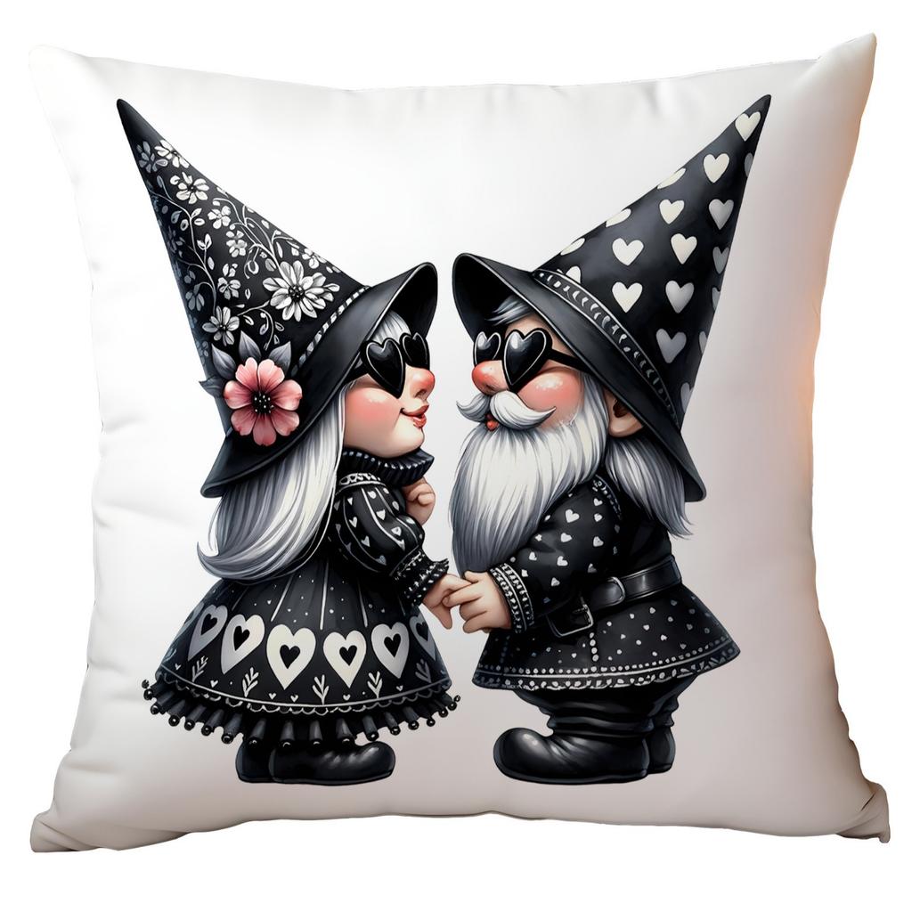 Neue Valentinstag Zwergenpaar Liebe Kissenbezug Wohnzimmer Sofa Kissenbezug