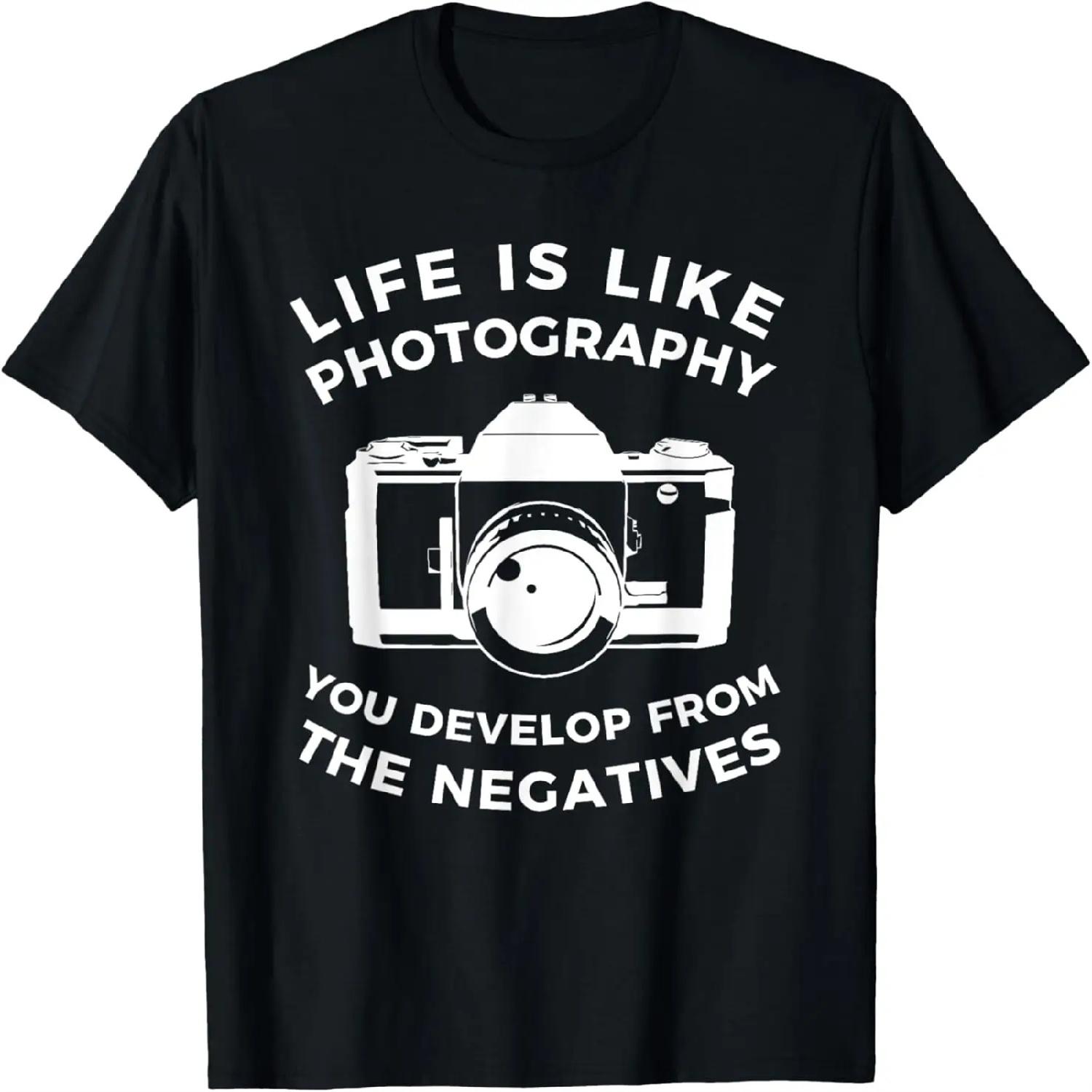 Mens Crazy Camera Guy - T-Shirt S