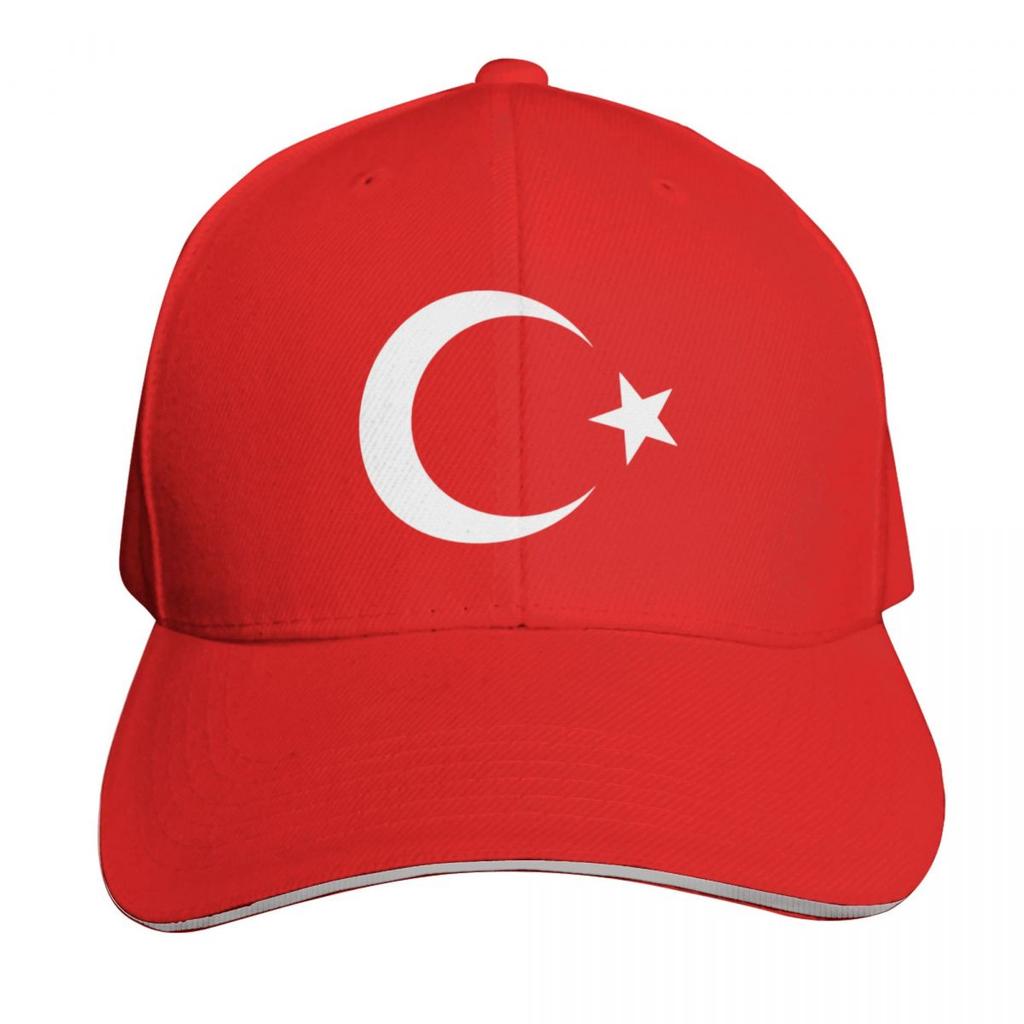 Türkei Türkische Flagge Nationale Kappe Mode Lässig Baseballkappen Verstellbarer Hut Hip Hop Sommer Unisex Baseballkappen