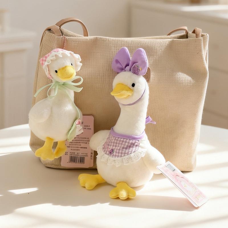 Sitting Posture Crooked Duck Soft Plush Toys Adorable Duck Stuffed Plush Animals Companion Dolls for Kids Birthday Gifts