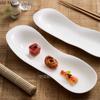 White Tableware Dining Plates Sushi Plate Dessert Plate Sashimi Disc Fruit Dish Salad Bowl Dim Sum Dish Snack Tray Dinner Plates