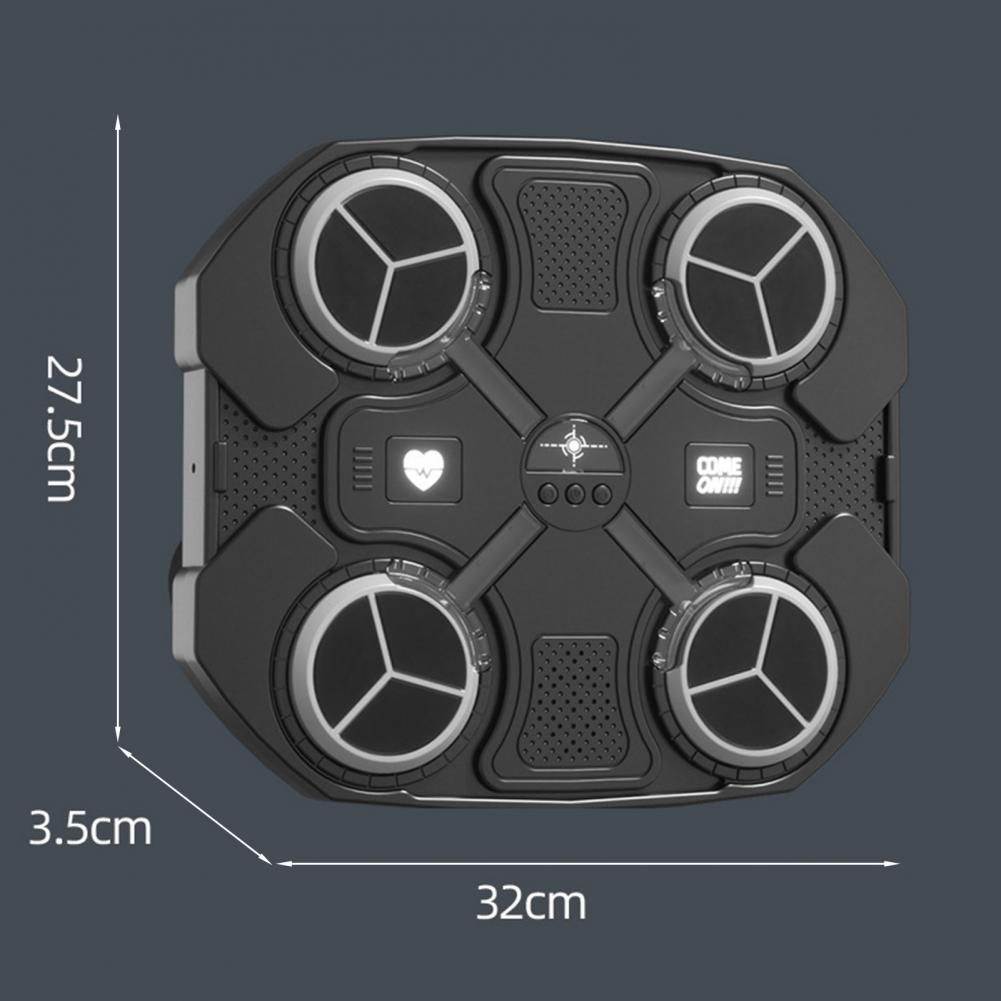 Hudební boxerský stroj s rukavicemi Chytrý trenažér hudebního boxu kompatibilní s Bluetooth Elektronické boxerské vybavení pro děti Dárky
