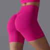 Nessaj Women Breathable Quick Dry Cycling Shorts Bubble Butt Yoga Fitness Shorts High Waist Gym Sport Short Pants