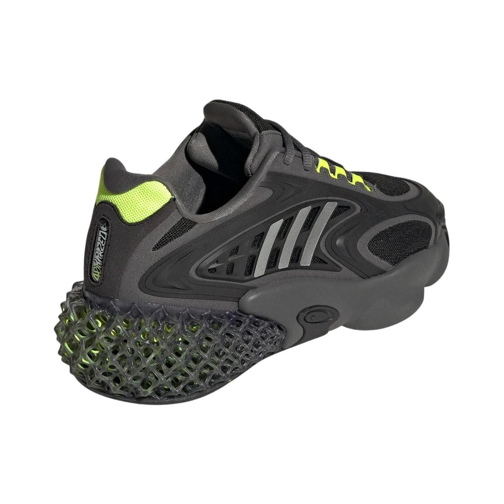 Adidas 4D Krazed Black Solar Yellow Unisex Sneakers Core-Black Silver-Metallic GX9595