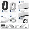 Premium Nylon Biceps Arm/Wristband for Garmin CIRQA Smart Band Strap Fitness Tracker Strap for Garmin CIRQA Smart Band Accessory