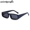 Small Frame Rectangle Sunglasses Women  Luxury Brand Designer Fashion Square Sun Glasses For Men Rectangular Shades Eyewear