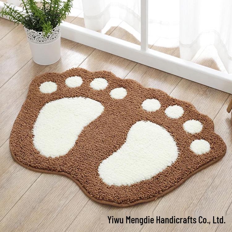 Thick Absorbent Non-Slip Bathroom Rug for Floors - Ideal for Living Room, Bedroom, and Entrance