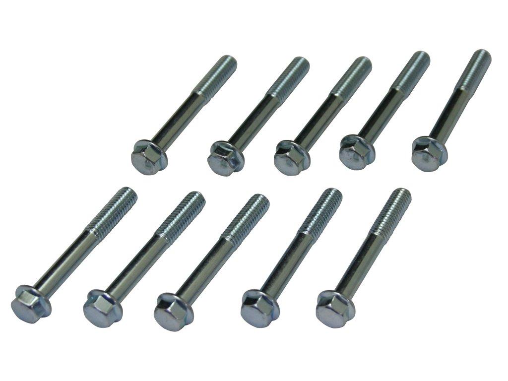 POSH 820855-045 Фланцевые болты с шестигранной головкой, Тип Genuine Honda, Эконом-упаковка, Упаковка из 10 штук, M6 x 45